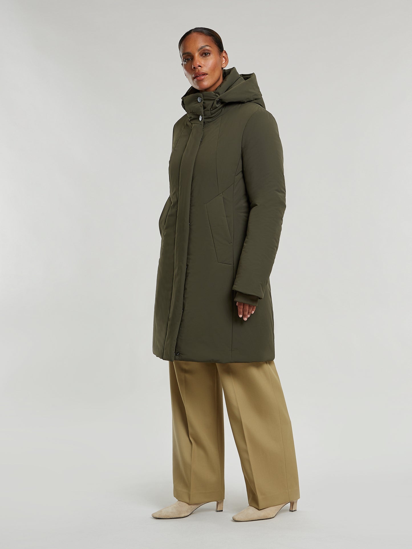 Alexandra coat - Dark Olive