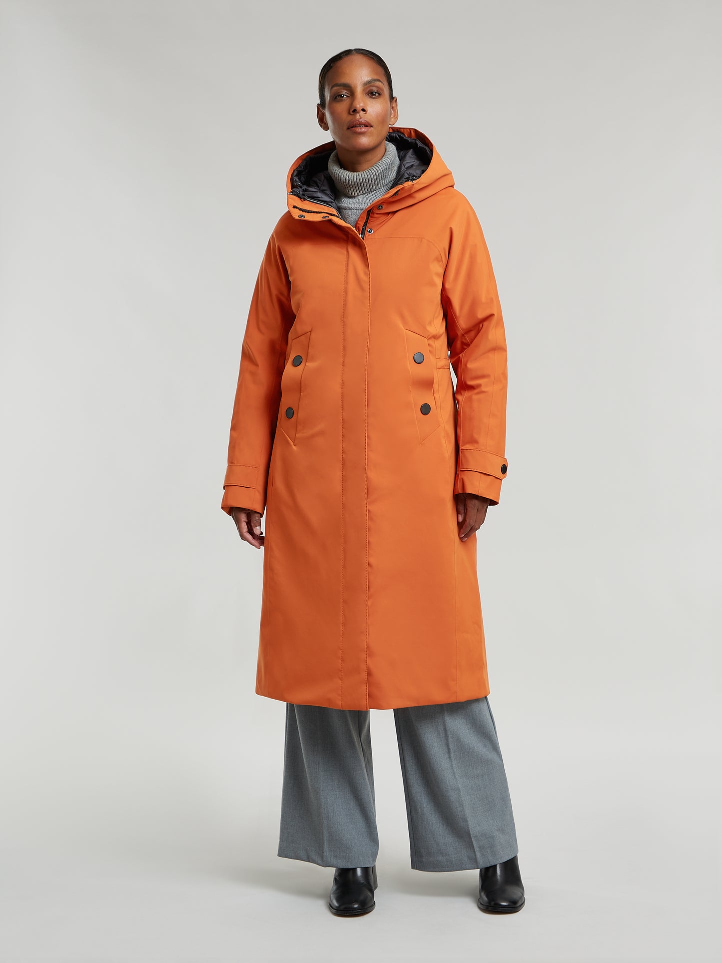 Enite rainwear coat - Burnt Orange