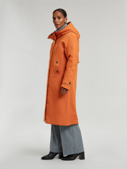 Enite rainwear coat - Burnt Orange