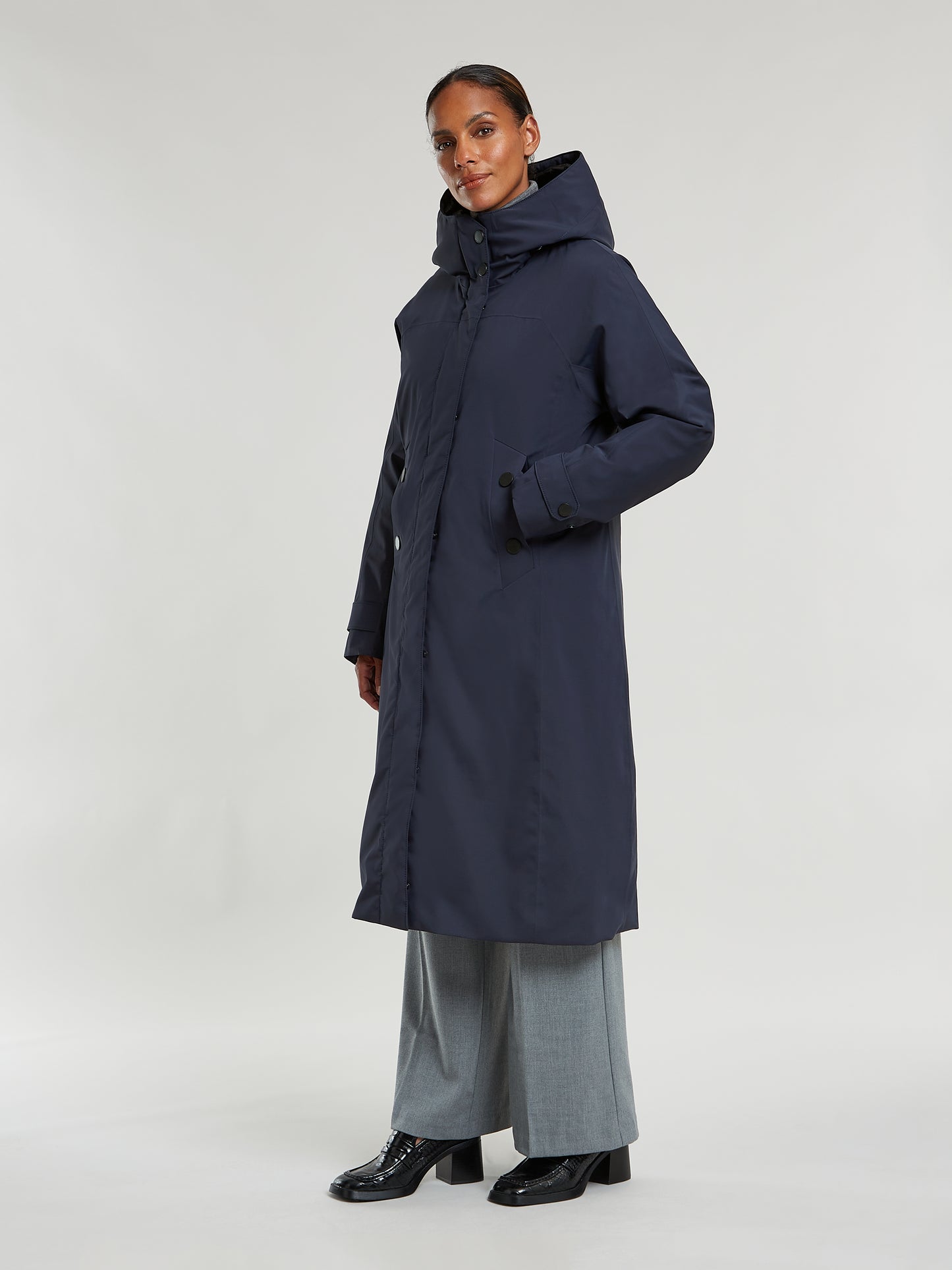 Enite rainwear coat - Night Blue