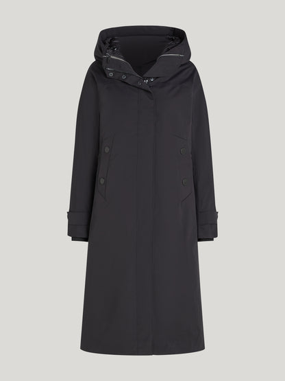 Enite rainwear coat - Black