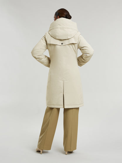 Evanna rainwear coat - Almond Milk