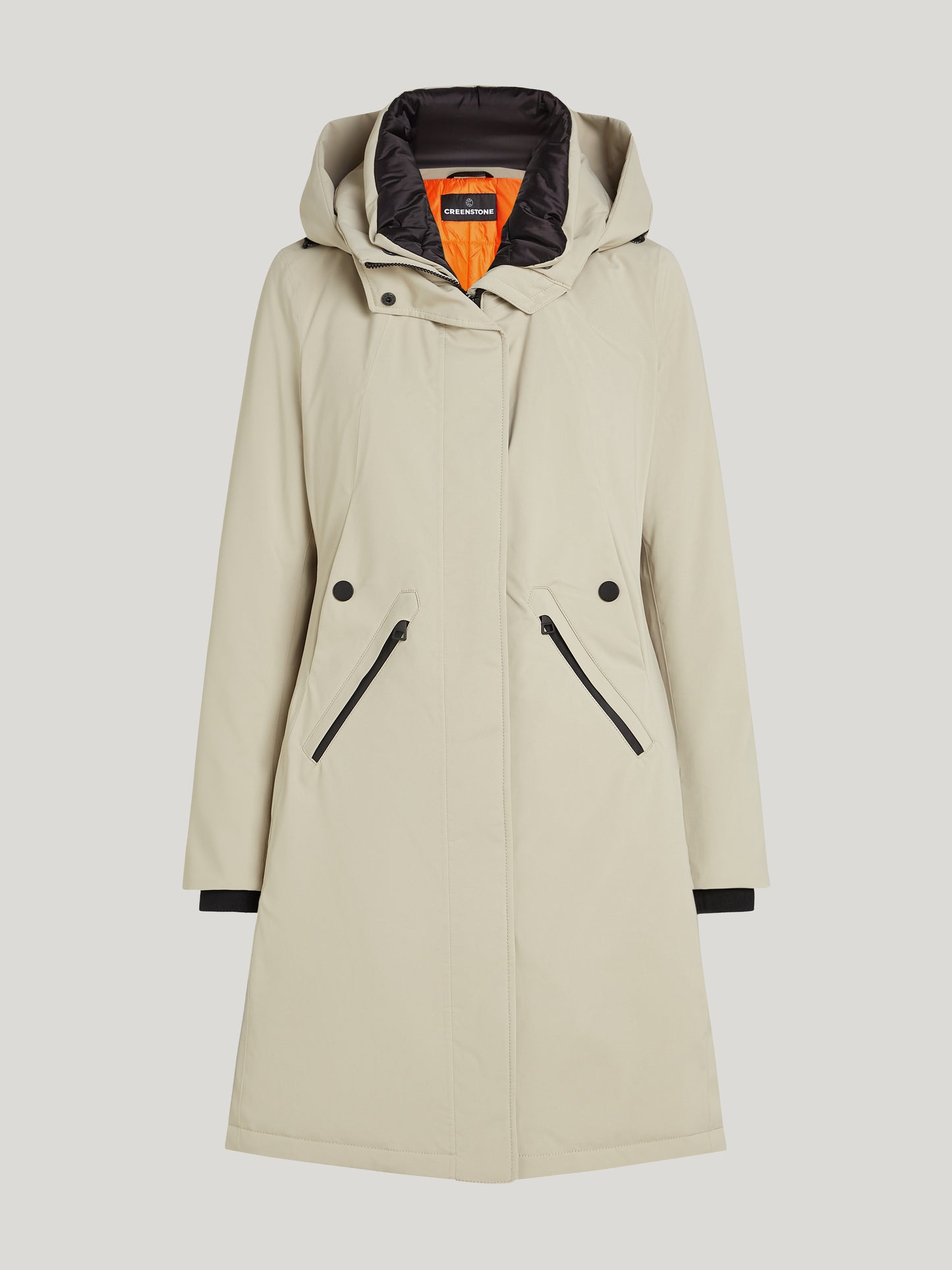 Evanna rainwear coat - Almond Milk