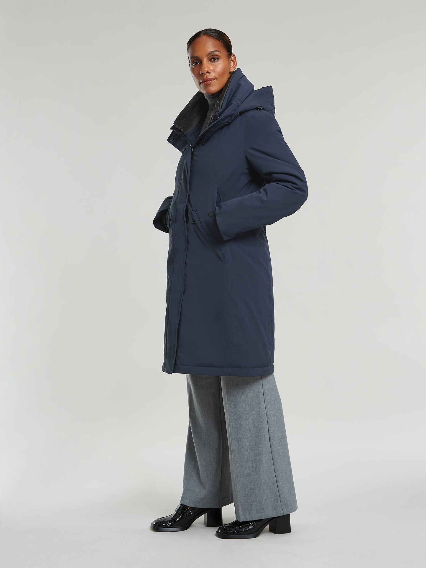 Evanna rainwear coat - Night Blue