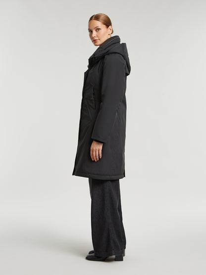 Evanna rainwear coat - Black