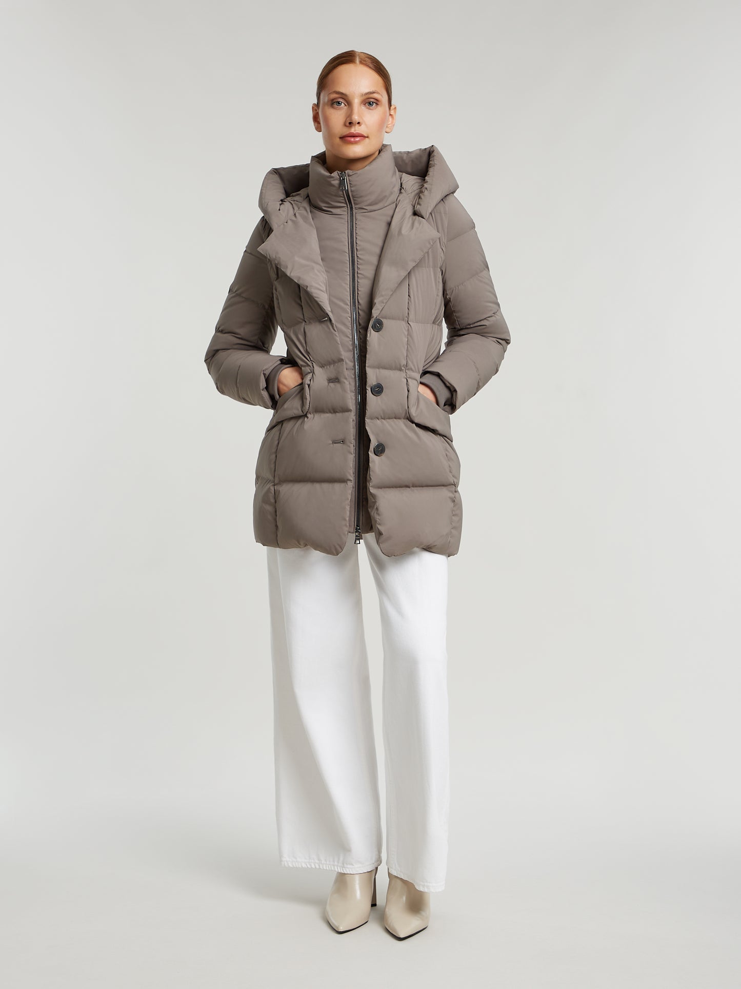 Leana coat - Grey Taupe