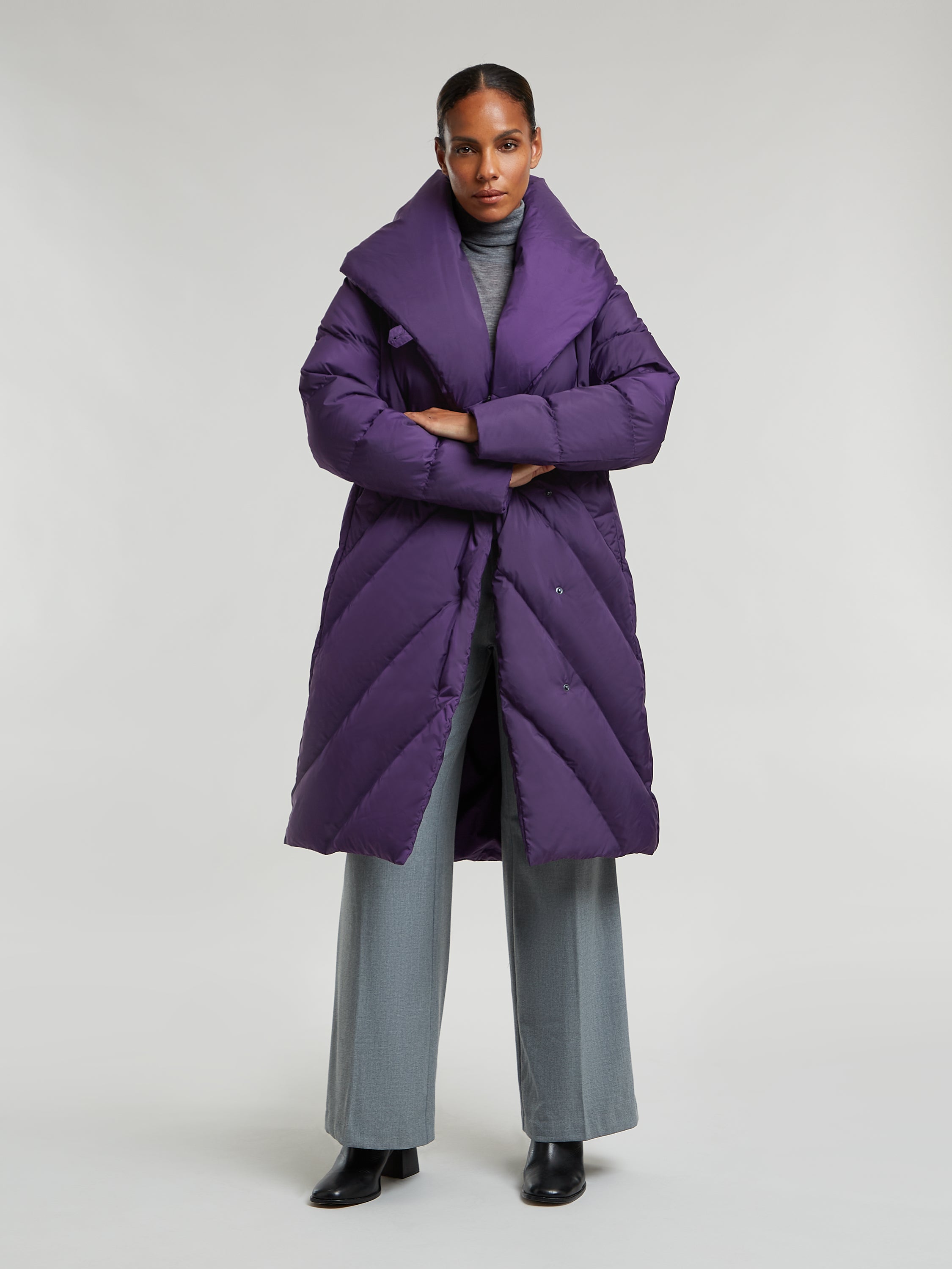 Shona coat Deep Purple Creenstone