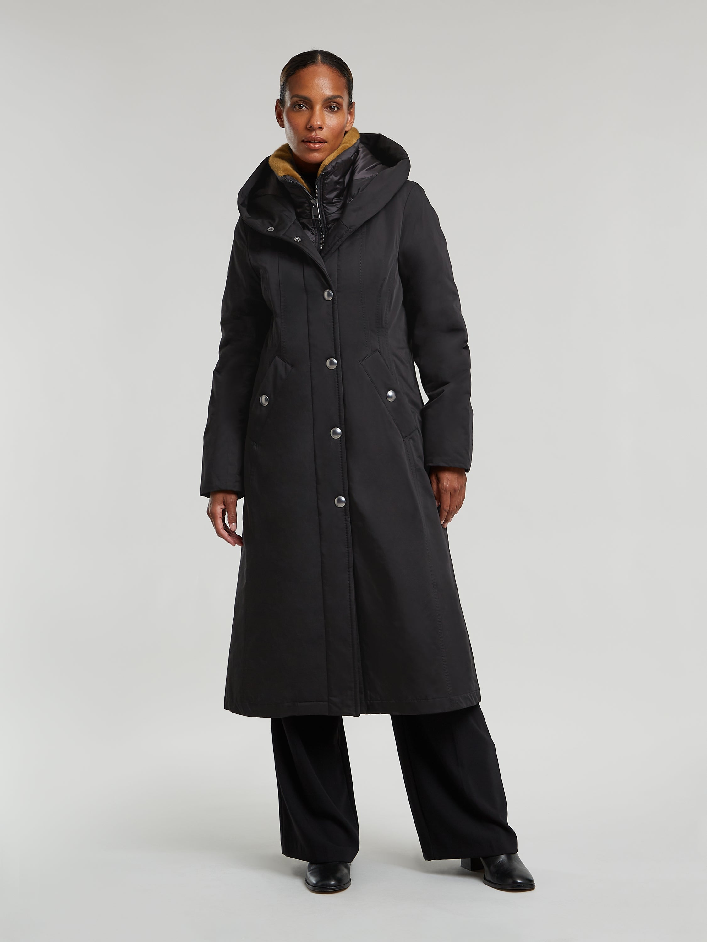 Vika coat Black Creenstone