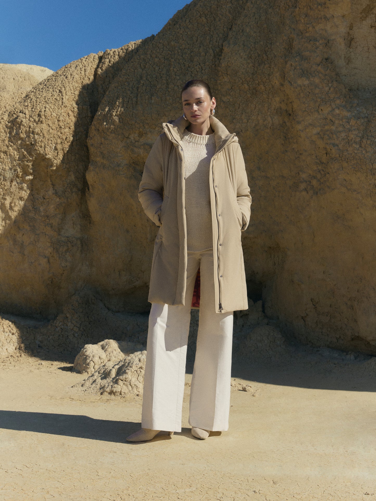 Alexandra coat - Sand