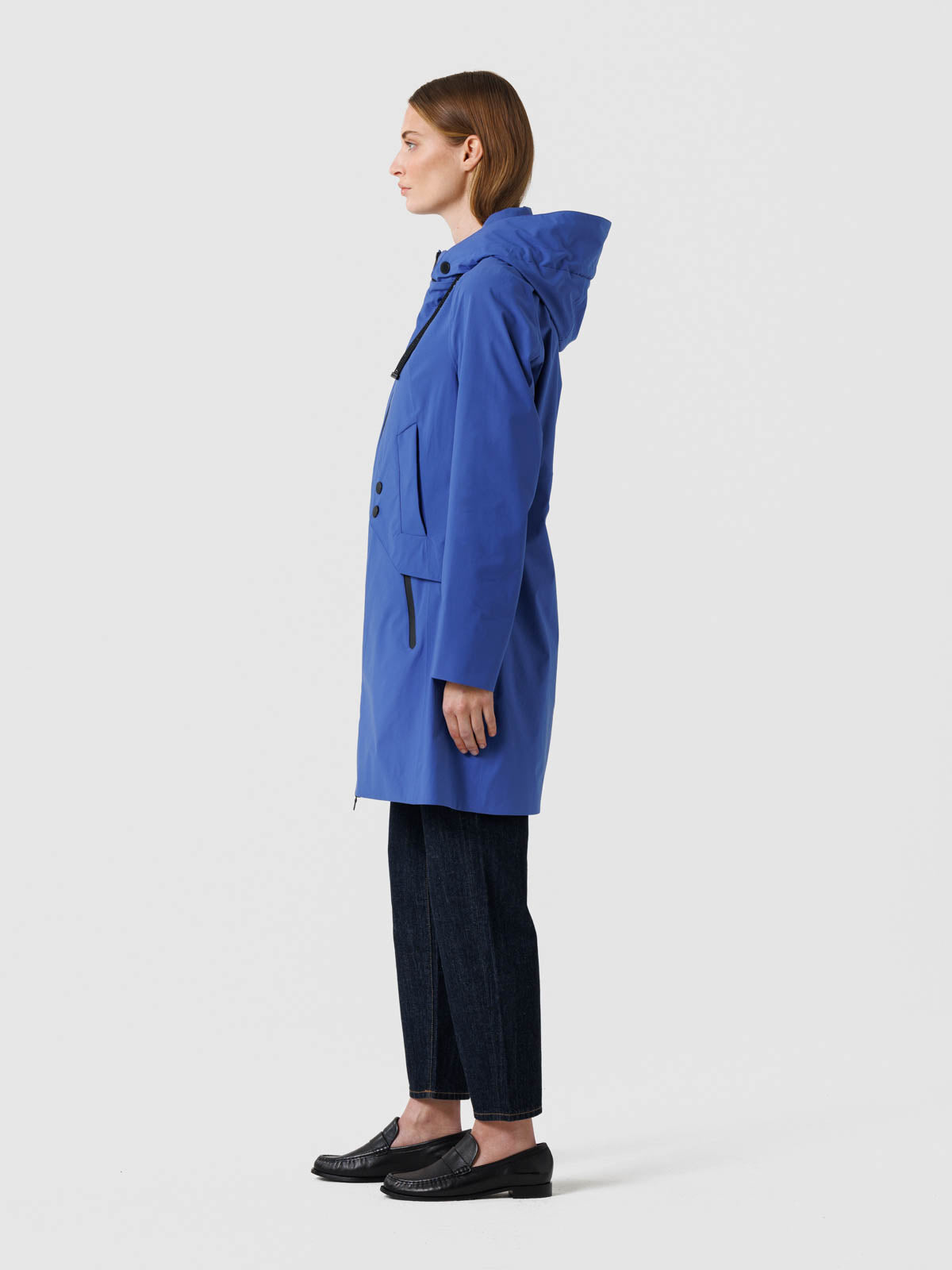 Dalia rainwear coat - royal blue